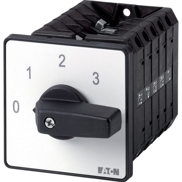 Step switches, T5B, 63 A, flush mounting, 5 contact unit(s), Contacts: 9, 45 °, maintained, With 0 (Off) position, 0-3, Design number 8315 image 3