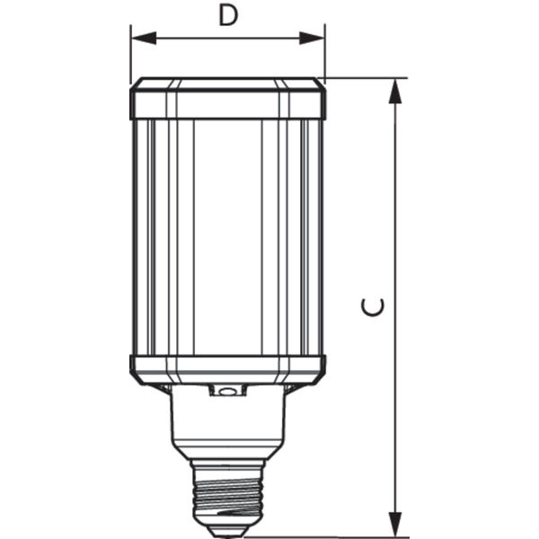 TForce LED HPL ND 40-28W E27 840 image 3