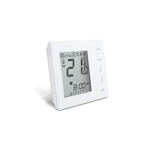 4in1 digital room thermostat, Batt. Zigbee 2.4 GHz radio, AP image 1