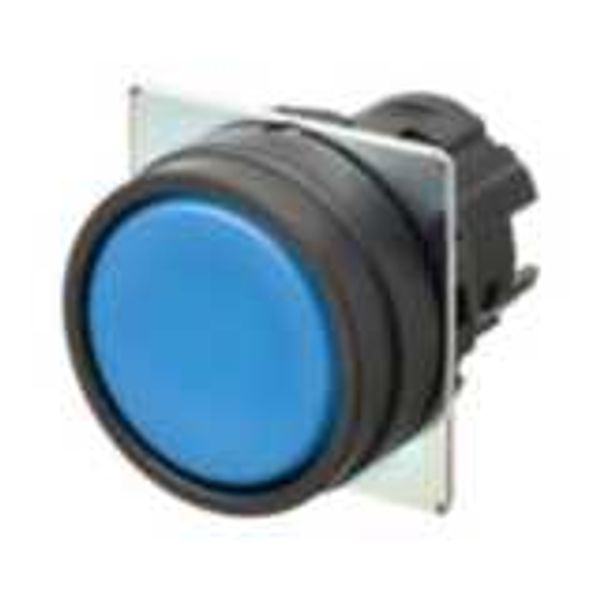 Pushbutton A22NZ 22 dia., bezel plastic, flat, momentary, cap color op A2270005D image 1