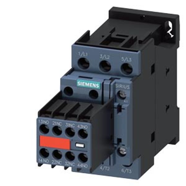 power contactor, AC-3e/AC-3, 38 A, ... image 1