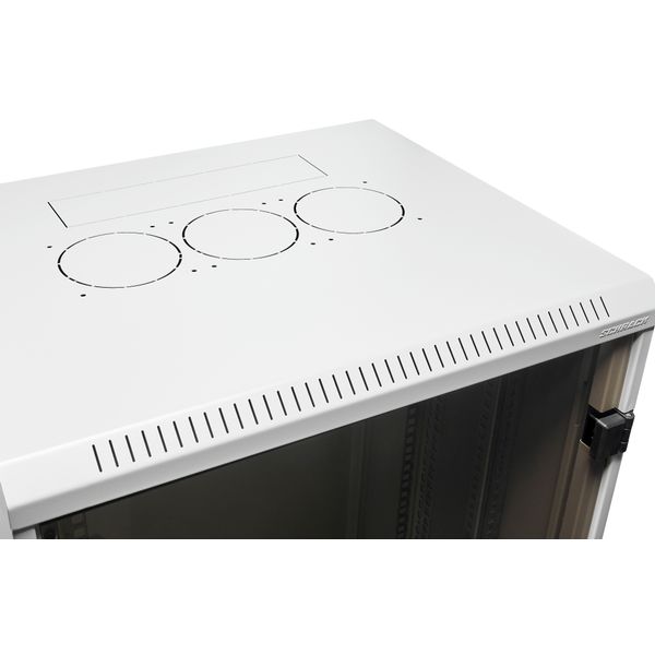 Network Enclosure Wall DW Monobloc, W600xH770xD595, 19",15U image 9