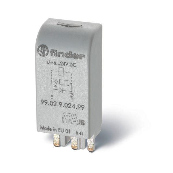 Module LED-ind.+diode(reverse polarity protection) 60VDC S90,92,94,95 (99.02.9.060.99) image 4