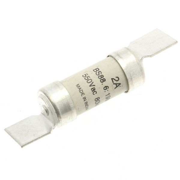 Fuse-link, LV, 2 A, AC 550 V, BS88/F1, 14 x 59 mm, gL/gG, BS image 3