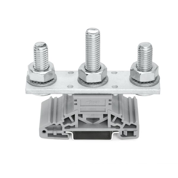 Stud terminal block lateral marker slots for DIN-rail 35 x 15 and 35 x image 1
