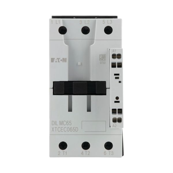 Contactor, 3 pole, 380 V 400 V 30 kW, RDC 24: 24 - 27 V DC, DC operation, Spring-loaded terminals image 14