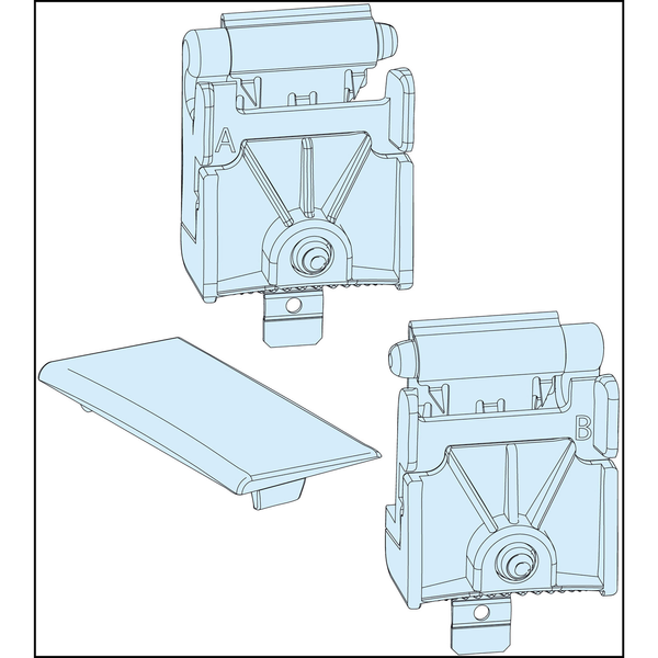 FRONT PLATE HINGE KIT image 1