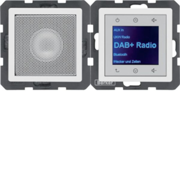 Radio Touch with Loudspeaker DAB+ Q.x polar white velvety image 1