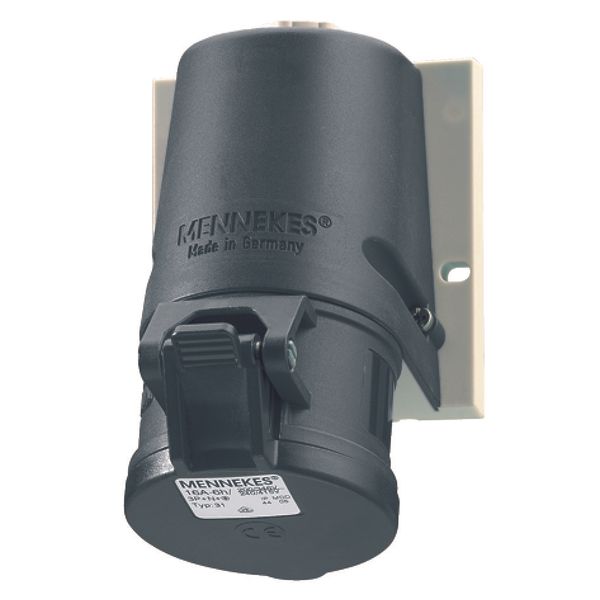 Mennekes Wall mounted recept., 32A4p7h500V, IP44 27007 image 2