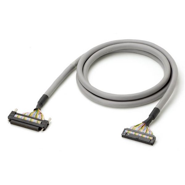 I/O connection cable, FCN40 to MIL40, 2 m image 1