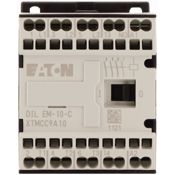 Contactor, 24 V DC, 3 pole, 380 V 400 V, 4 kW, Contacts N/O = Normally image 2