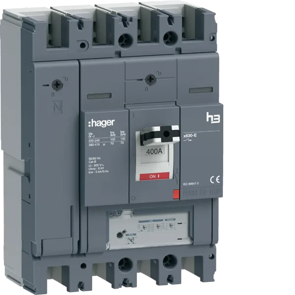 Circuit breaker x630 LSnI 4P-4D 400A 70kA image 1