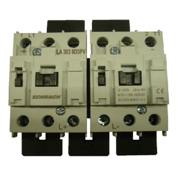 Contactor 30A DC-1, 6-pole, 230VAC image 1