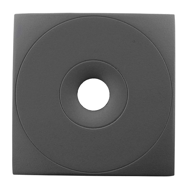 Plug over housing anthracite square zinc die cast image 2