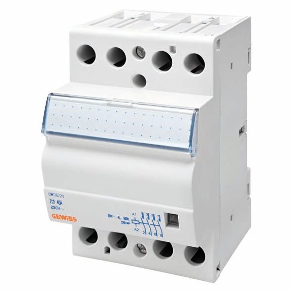 CONTACTOR CTR - 63A 3NO 230V - 3 MODULES image 2