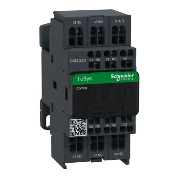 TeSys Deca control relay - 3 NO + 2 NC - = 690 V - 110 V AC standard coil image 4