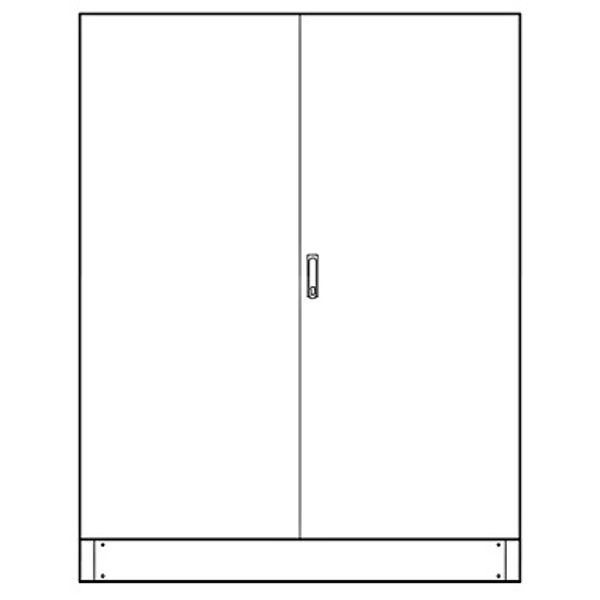 Leerverteiler 6-Feld, 2000x1550x230mm mit Sockel, 2-trig image 1