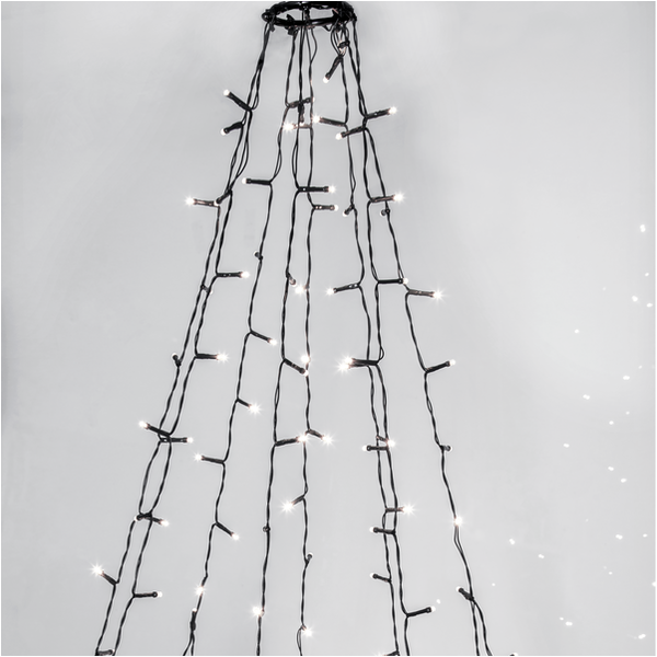 Christmas Tree Light Crispy Ice White image 1