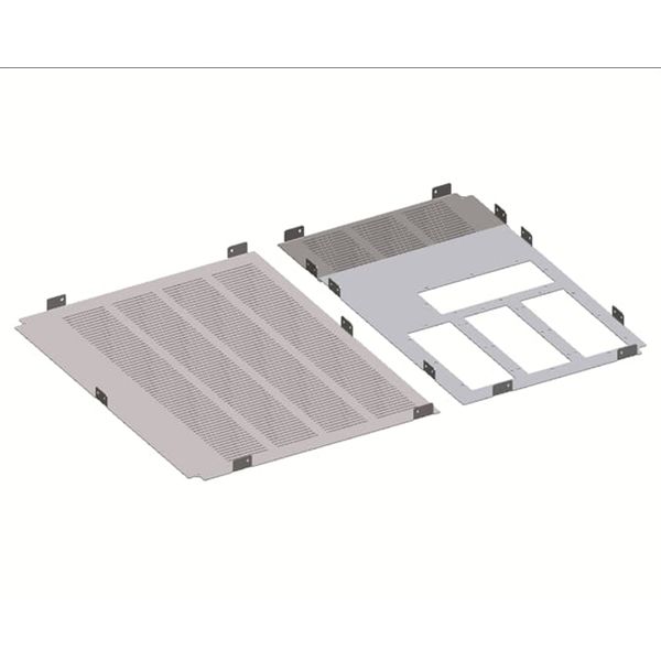 Bottom plate with flange openings and ventilation apertures W4/D8 image 1