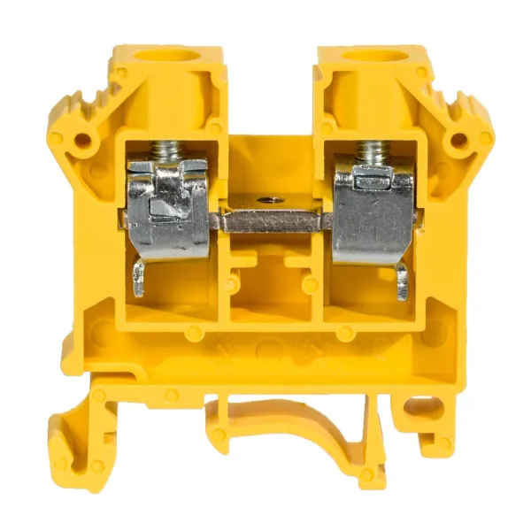 Rail-mounted screw terminal block ZSG1-10.0Nz yellow image 1