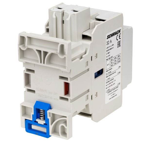 Contactor 3-pole, CUBICO Classic, 15kW, 32A, 1NO+1NC, 24VAC image 8