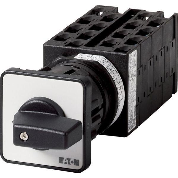 Multi-speed switches, T0, 20 A, centre mounting, 8 contact unit(s), Contacts: 16, 60 °, maintained, Without 0 (Off) position, 1-2-3, Design number 151 image 6