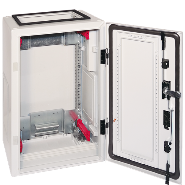 TZ622 TwinLine Feed-in enclosure, Surface mounting, 36 SU, Isolated (Class II), IP55, Field Width: 1, 500 mm x 300 mm x 225 mm image 5