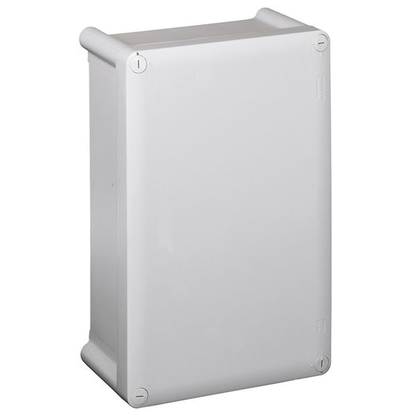 Industrial box - plastic - IP 55 - IK 07 - opaque cover - 130x75x74 mm image 1