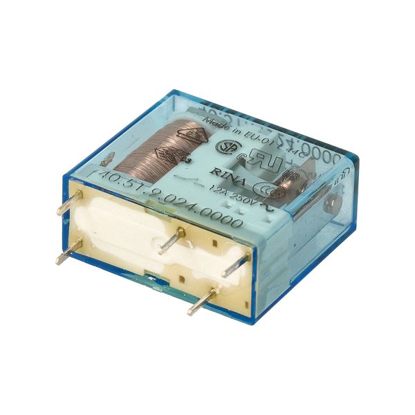 PCB/Plug-in Rel. 5mm.pinning 1CO 10A/60VDC/SEN/Agni (40.51.9.060.0000) image 4
