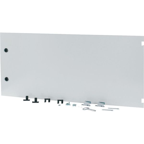 Section wide door, closed, HxW=450x1000mm, IP55, grey image 4