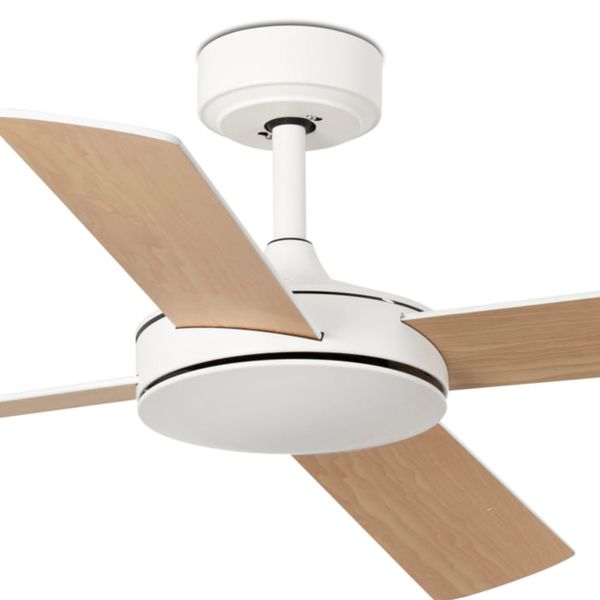 MALLORCA DC Ø1320MM WHITE 4 BLADES WHITE/MAPLE image 1