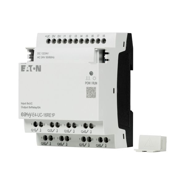 I/O expansion, For use with easyE4, 12/24 V DC, 24 V AC, Inputs/Outputs expansion (number) digital: 8, Push-In image 9