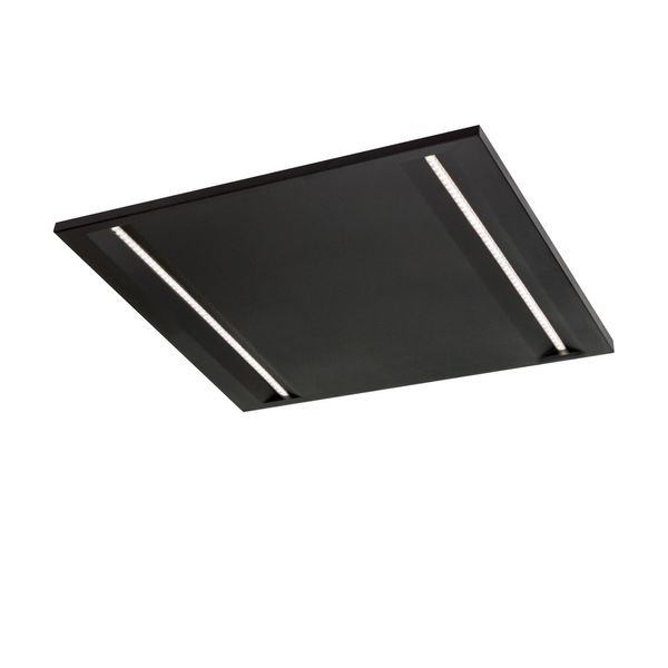 ALGINE LINE LED 230V 44W 120lm/W IP20 600x600mm NW CEILING PANEL BLACK image 12