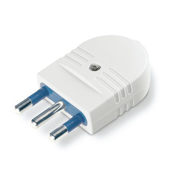 PLUG 2P+E 16A WHITE "AZZURRA" image 1