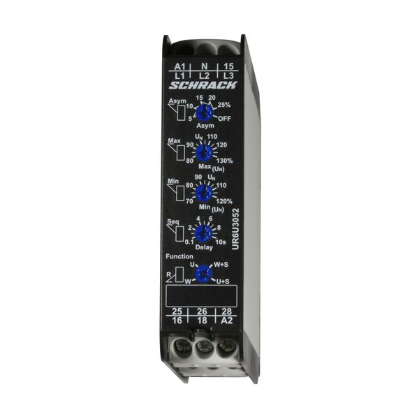 Voltage monitoring relay 3-phase, AC/DC, 2 CO image 2