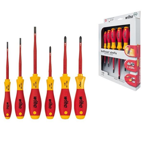 SoftFinish® electric 3201 SF K601 SATZ slimFix  screwdriver set, 6-pcs. image 1