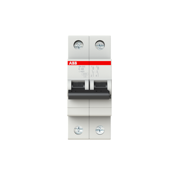 SH201-C40NA Miniature Circuit Breaker - 1+NP - C - 40 A image 2