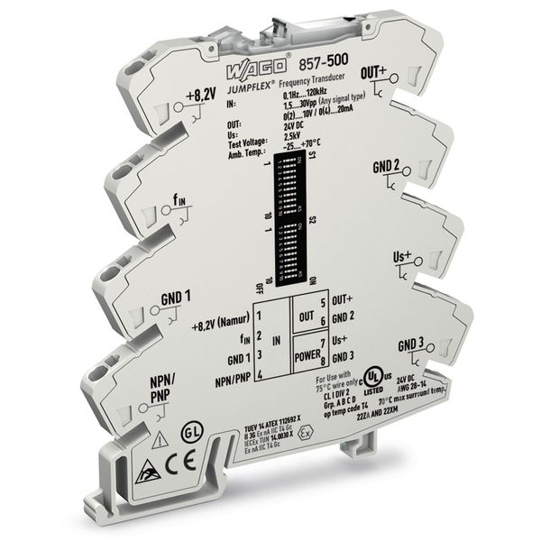 Frequency signal conditioner Current and voltage output signal Configu image 2