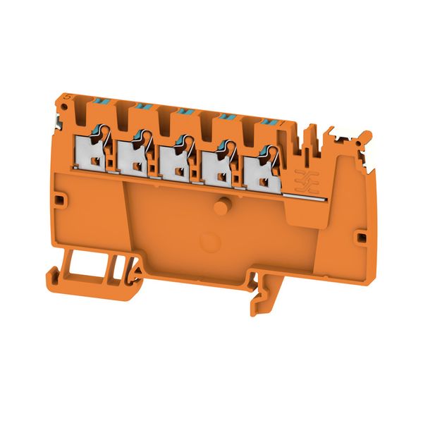 Potential distributor terminal, PUSH IN, 2.5, 800 V, 24 A, Number of c image 1