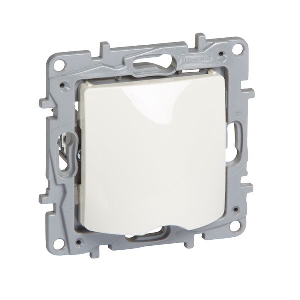 Cable outlet Niloé - for multi-gang installation - ivory image 1