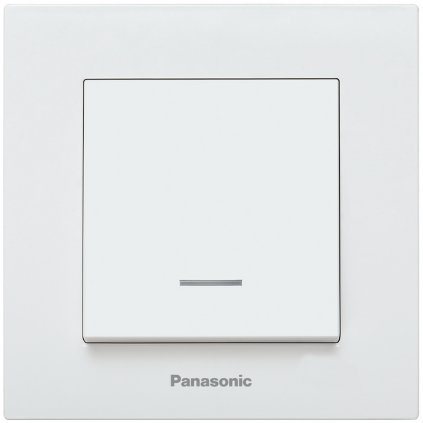 Karre Plus White Illuminated Switch image 1