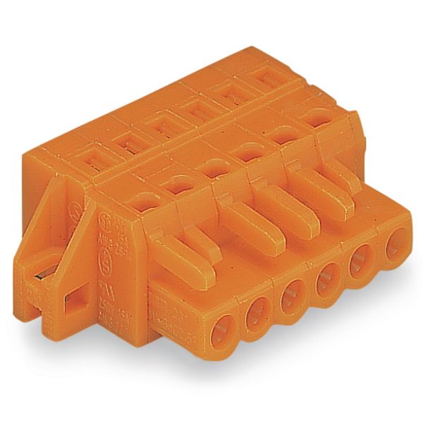 1-conductor female connector CAGE CLAMP® 2.5 mm² orange image 3