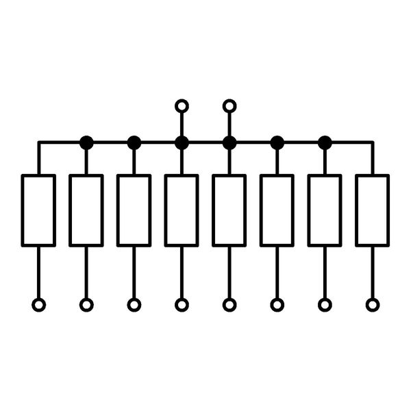 Component module with resistor with 8 pcs Resistor 2K2 image 5