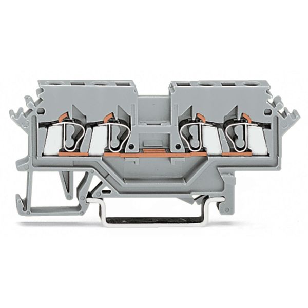 4-conductor through terminal block 2.5 mm² suitable for Ex i applicati image 1