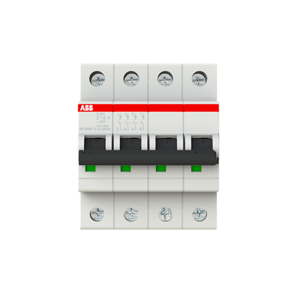 S204-Z1.6 Miniature Circuit Breaker - 4P - Z - 1.6 A image 4