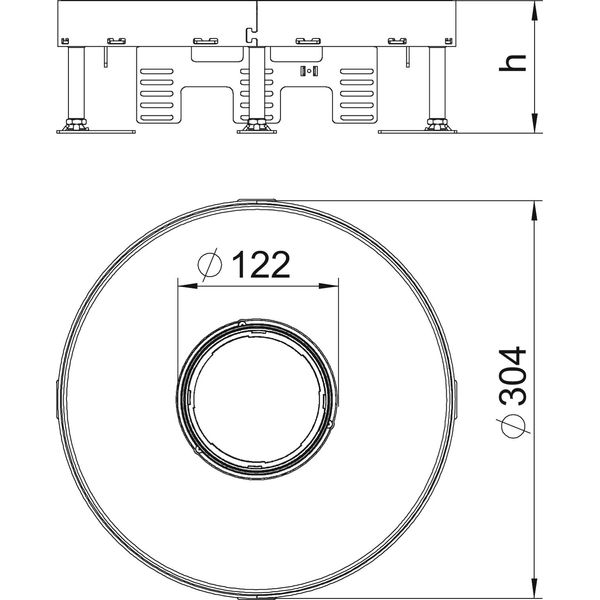 RKFR2 9 SL2V2 25 Heavy-duty cassette for tube, 20 kN ¨305mm image 2