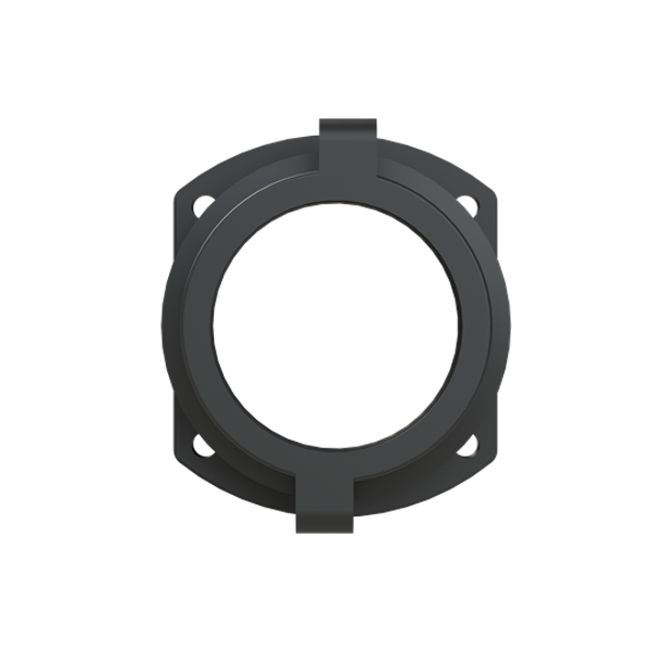 BGG-56 FITTING PA6 NW56 FLANGE BLK image 1