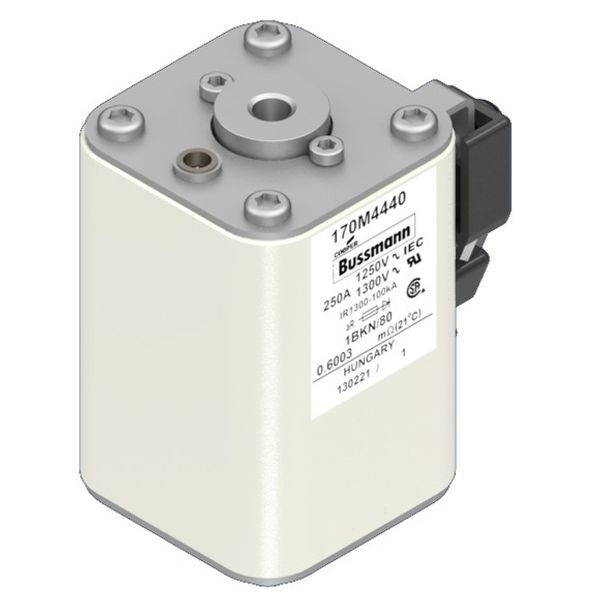 Fuse-link, high speed, 250 A, AC 1250 V, size 1, 53 x 69 x 80 mm, aR, IEC, UL, single indicator image 14