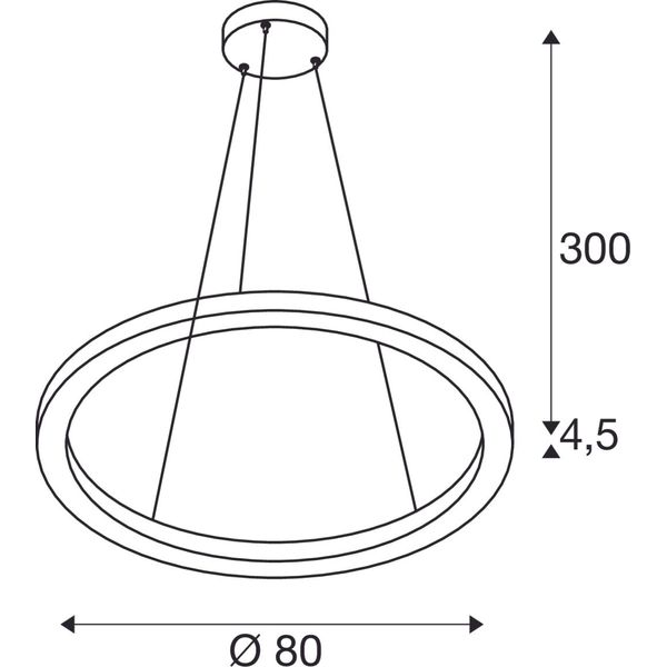 ONE 80 PD 34W 3000/4000K 230V DALI white image 3