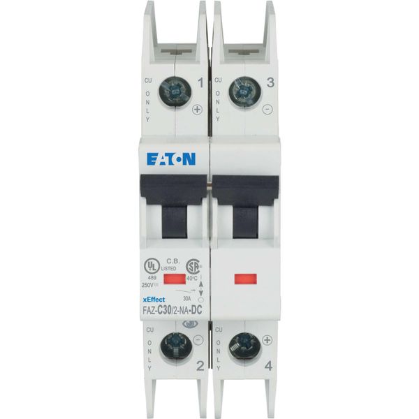 Miniature circuit breaker (MCB), 30 A, 2p, characteristic: C, DC image 6